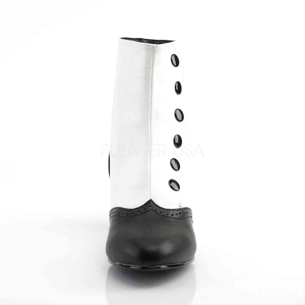 Bordello - FLORA-1023 Stiefeletten - Weiß/Schwarz